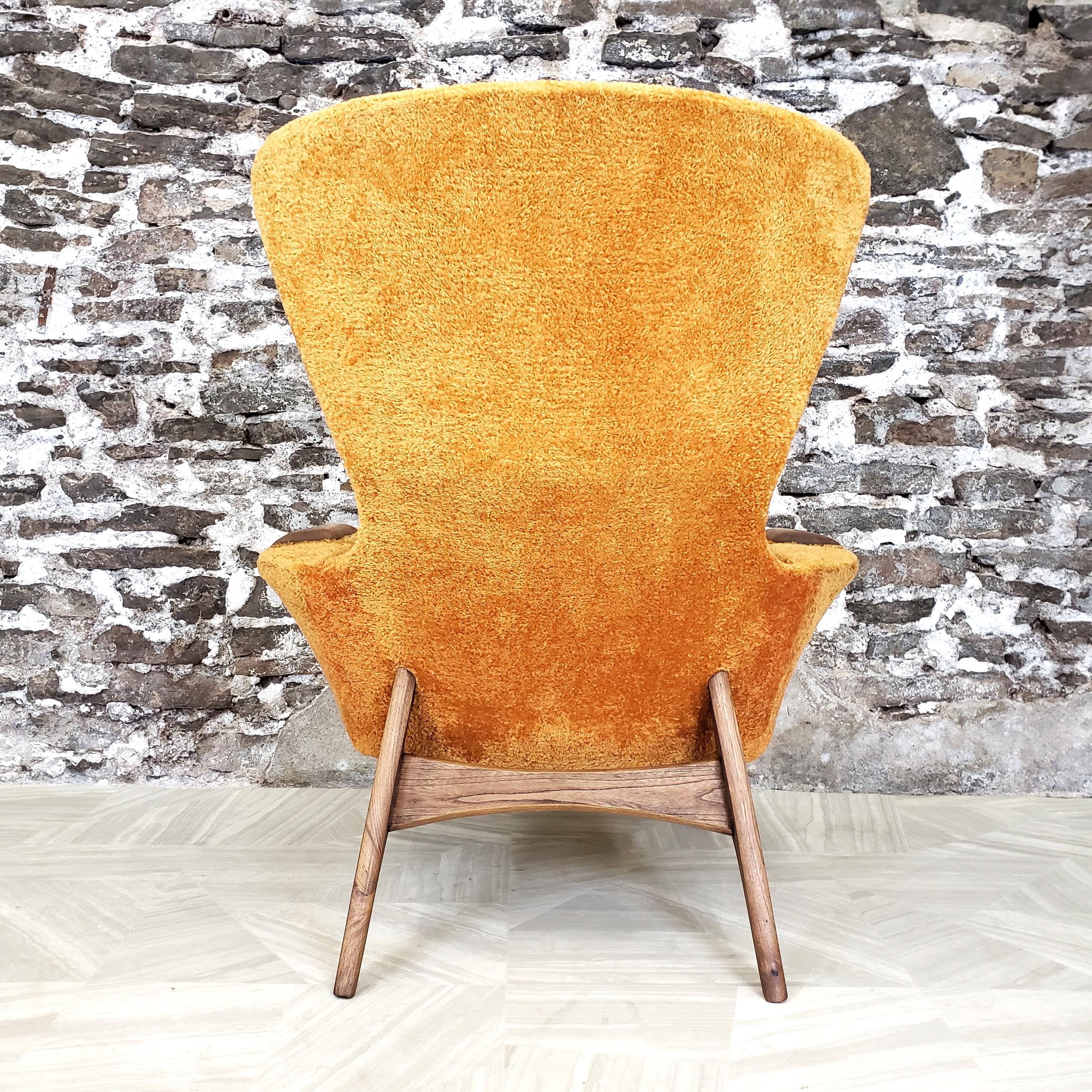 American Adrian Pearsall Wingback Lounge Chair for Craft Associates