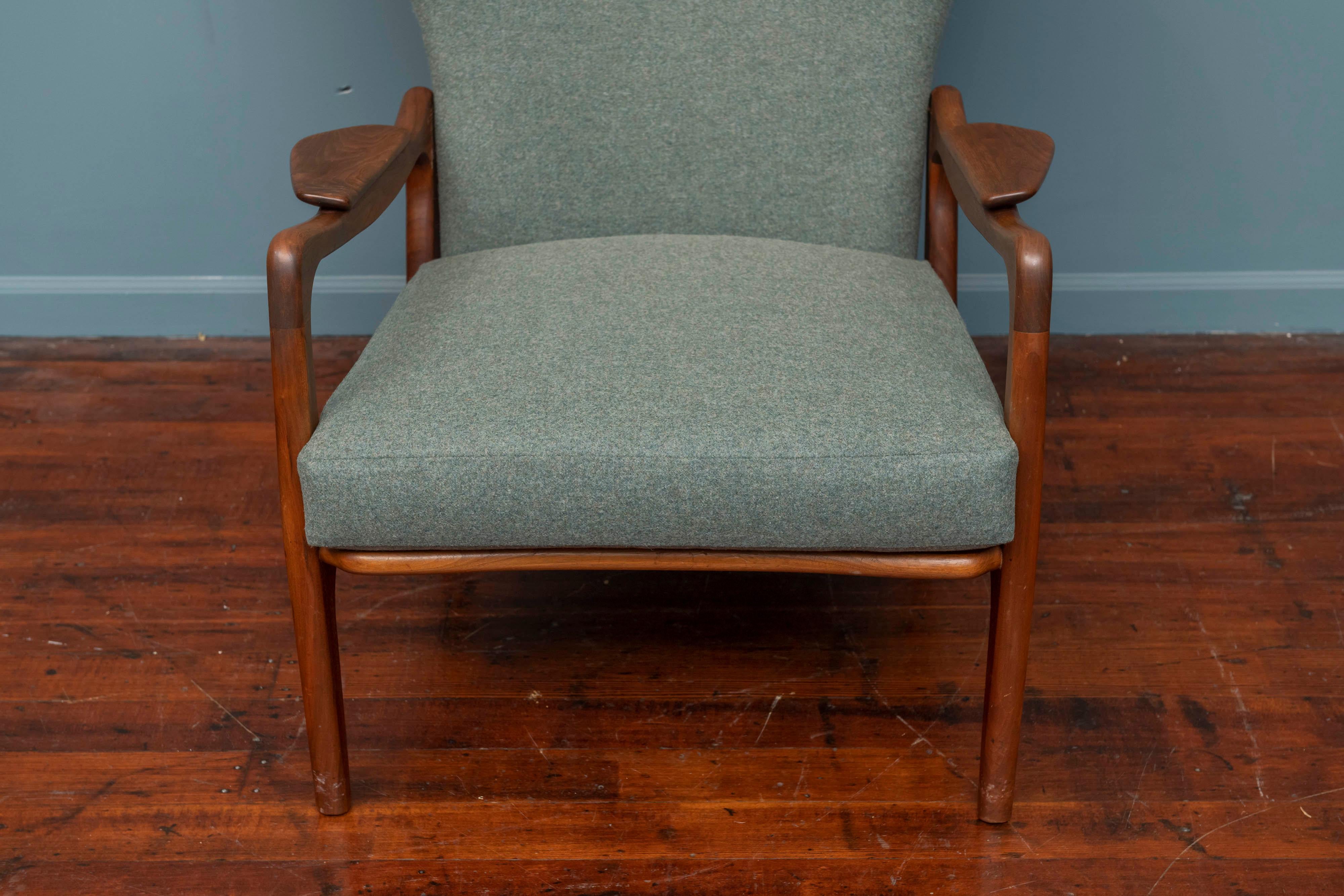 Mid-Century Modern Adrian Pearsall Wingback Lounge Chair