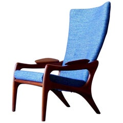 Adrian Pearsall Wingback Lounge Chair