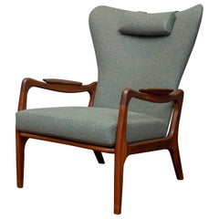 Adrian Pearsall Wingback Lounge Chair