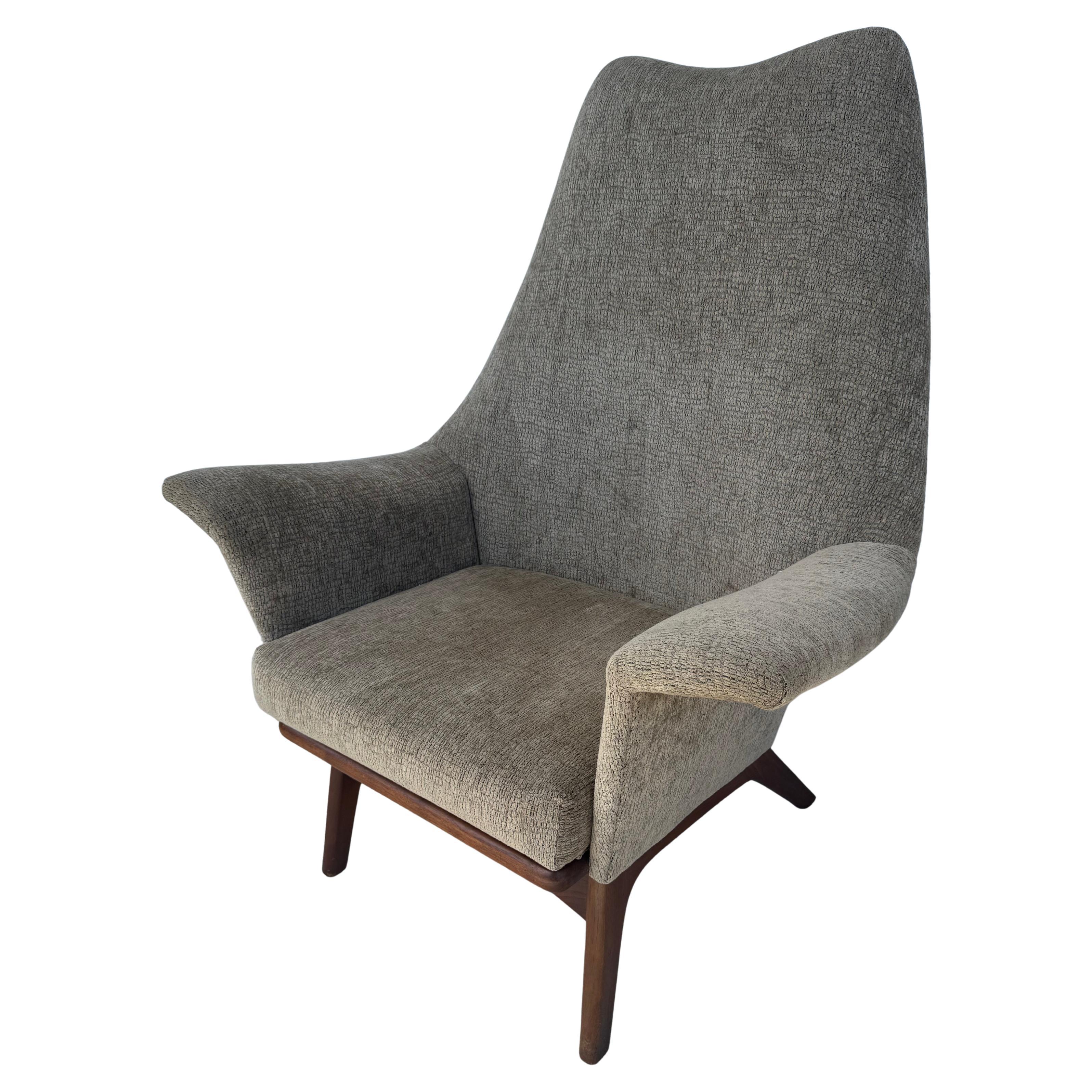 Adrian Pearsall Wingback Lounge Chair Model !611-c en vente