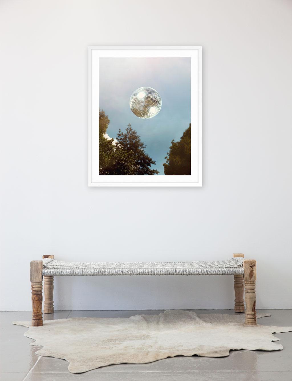 Disco Moon - Print by Adrian Samson