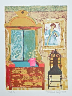 Room - Lithograph by Adriana Cipolletta - 1970 ca
