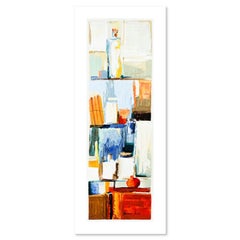 "Bookcase II" Hand Signed, Numbered Limited Edition Serigraph