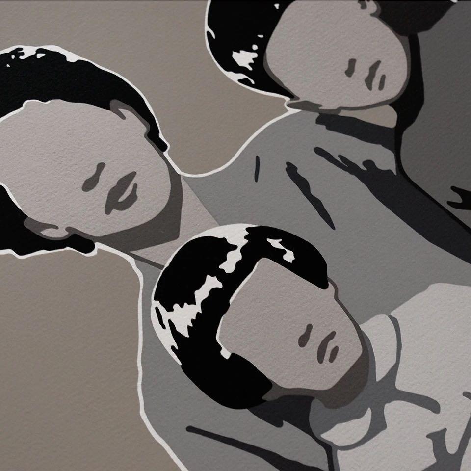 ADRIANA OLIVER - FAMILY. Limited ed. hand signed. Contemporary pop art - Print by Adriana Oliver