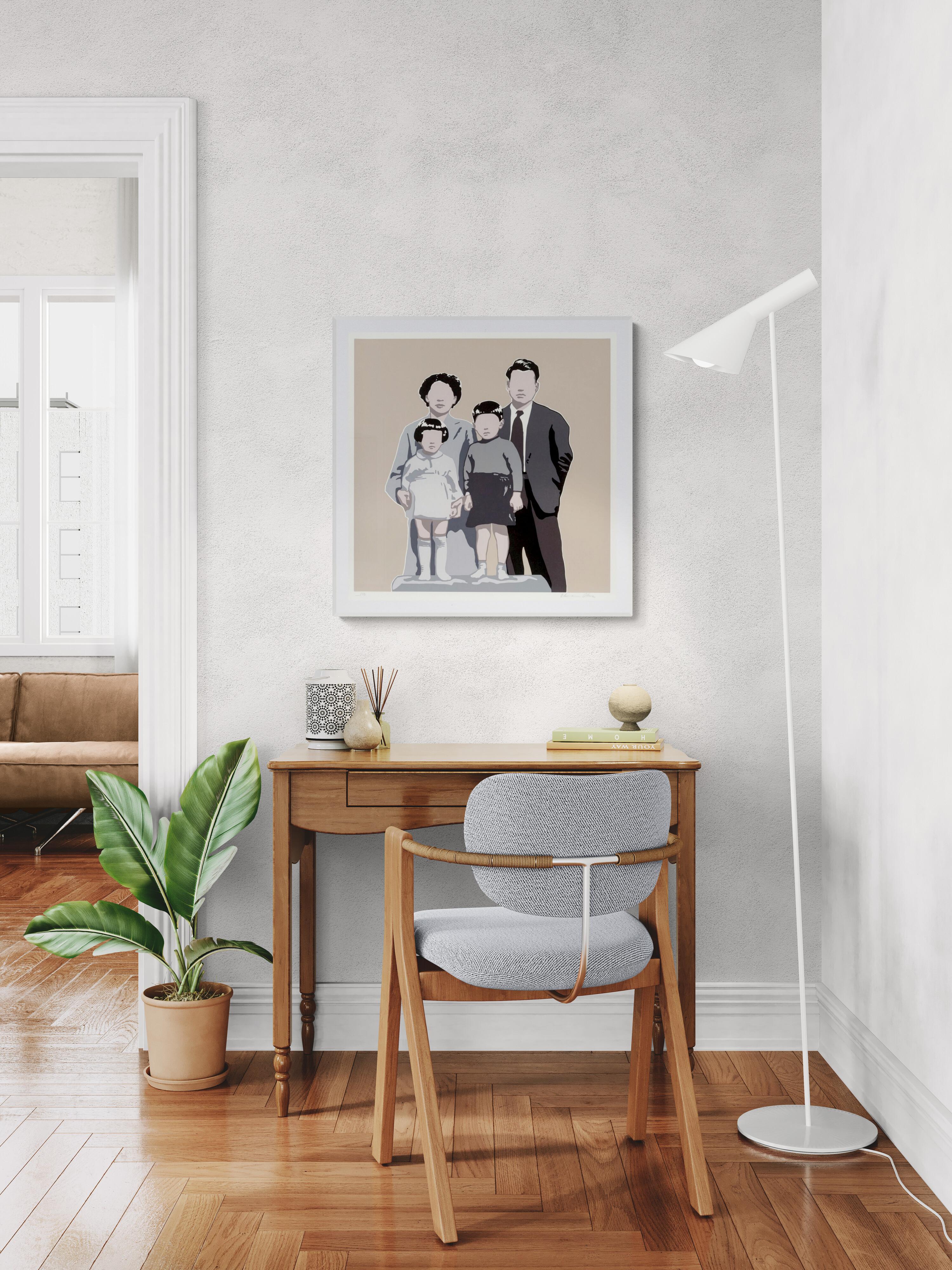 ADRIANA OLIVER - FAMILY. Limited ed. hand signed. Contemporary pop art For Sale 4