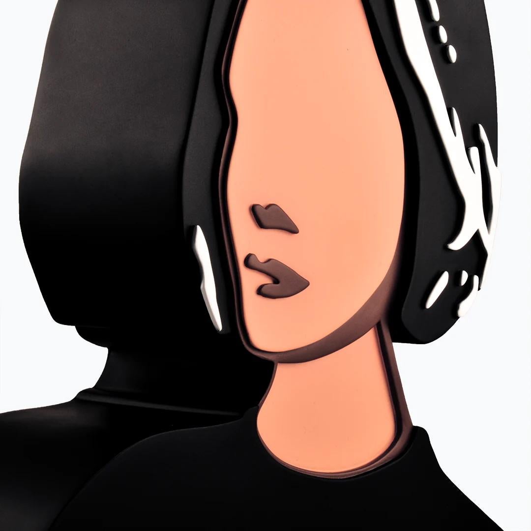 ADRIANA OLIVER - SECOND PORTRAIT

Date of creation: 2021
Medium: Hand painted resin
Edition: 150
Size: 25 x 8.5 x 26 cm
Condition: In mint conditions, brand new inside its custom box
Description: The work Second Portrait by Adriana Oliver continues