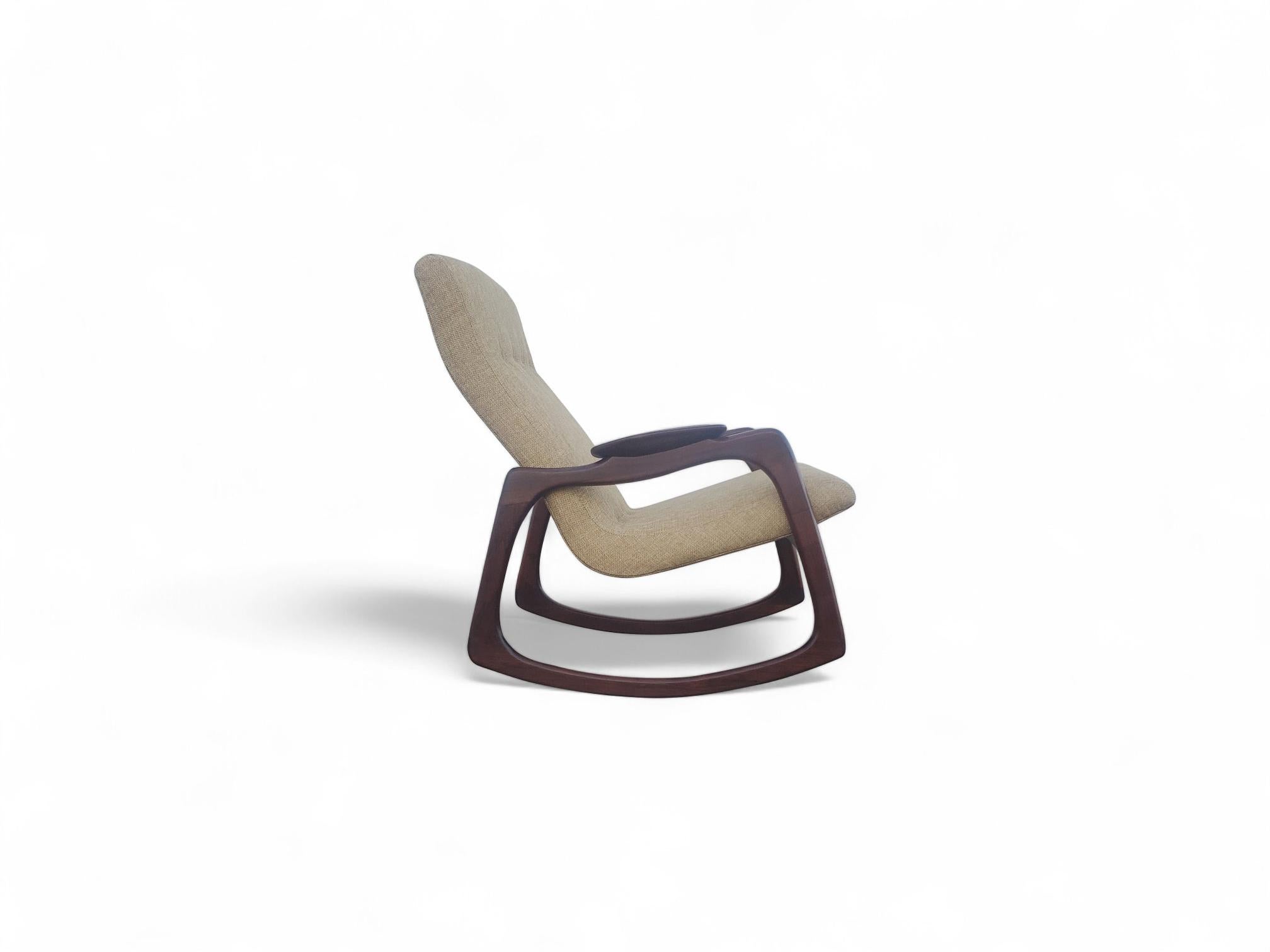 Adriane Pearsall for Craft Associates Sculptural Rocking Chair For Sale 3