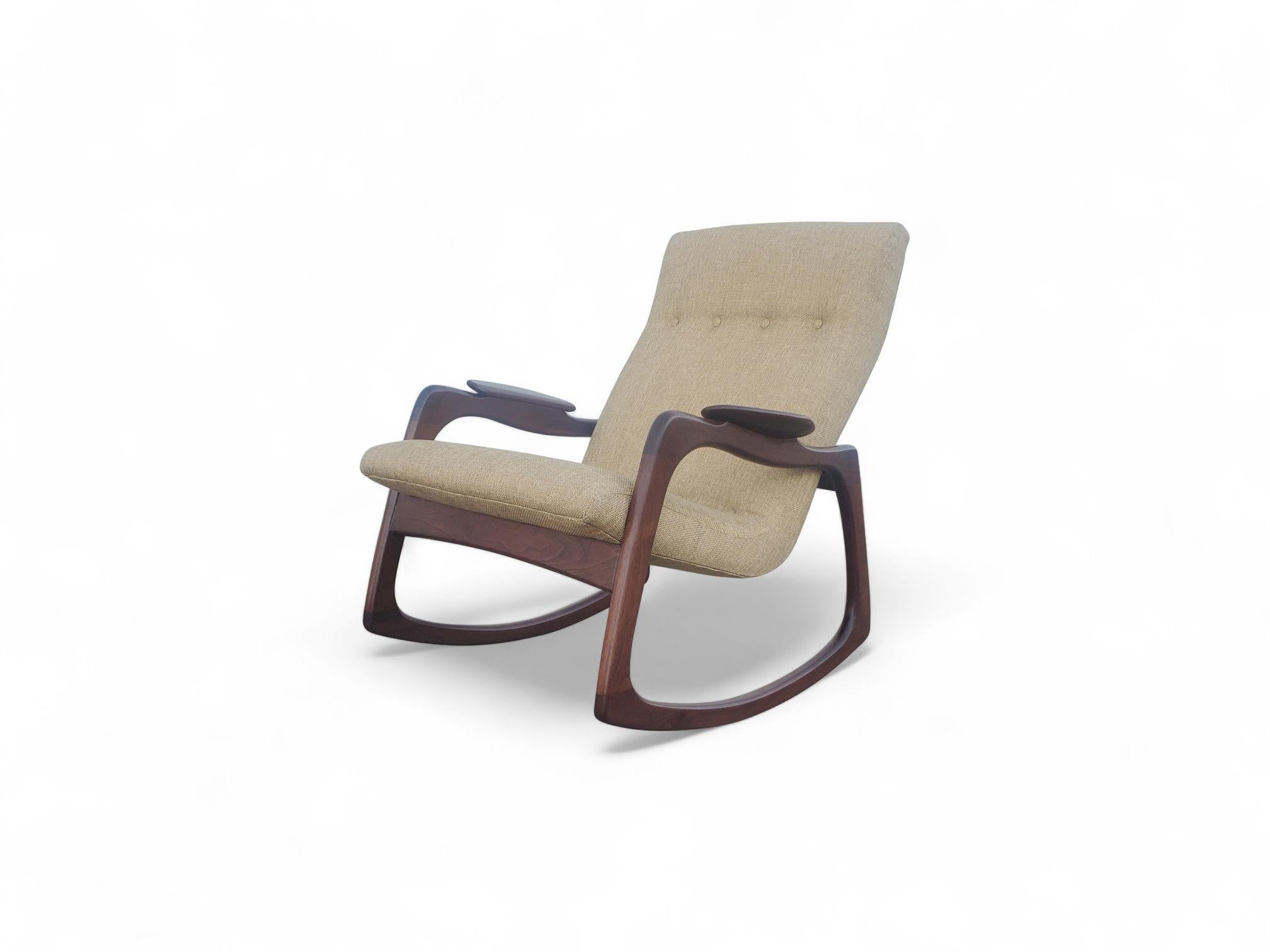 American Adriane Pearsall for Craft Associates Sculptural Rocking Chair For Sale