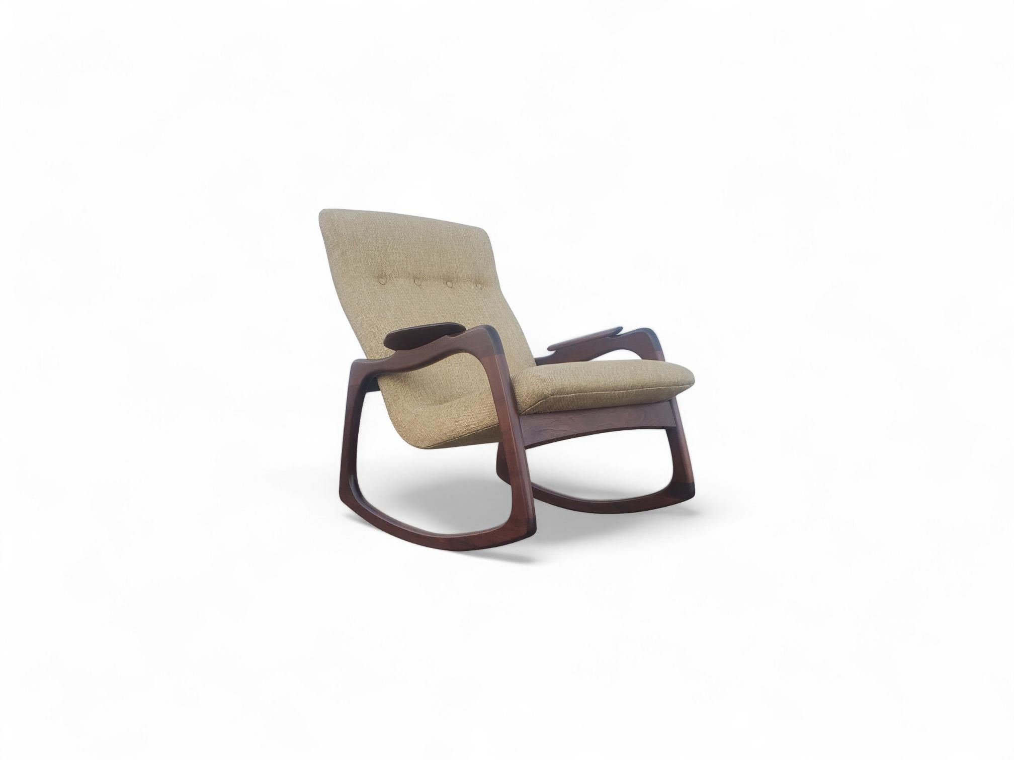 Adriane Pearsall for Craft Associates Sculptural Rocking Chair For Sale 2