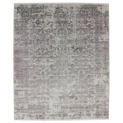 Adrianna, Contemporary Transitional Hand Knotted Area Rug, Natural