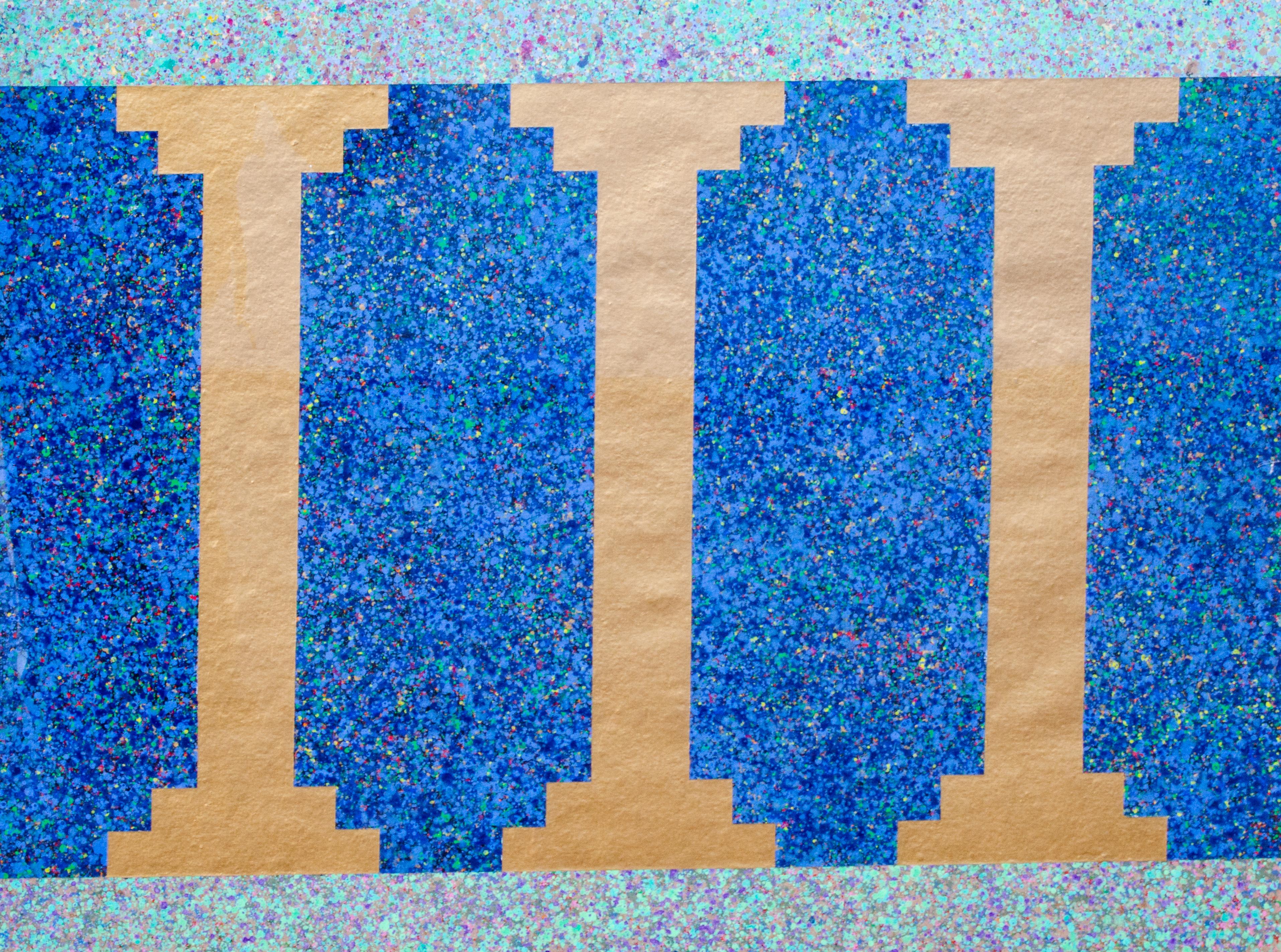 Adrianne Wortzel (b. 1941)
Gold Columns, 1987
Acrylic on paper
Sight: 22 x 30 in.
Framed: 27 x 34 1/2 x 1 1/2 in.
Signed and titled verso on stretcher bar


ADRIANNE WORTZEL'S early career focused mainly on abstract painting. During this time she