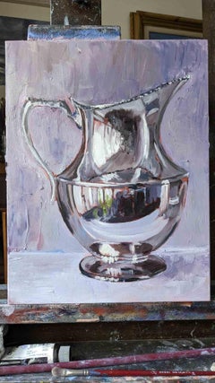 Tea Pot - Oil Paint by Adriano Bernetti Da Vila - 2024