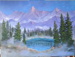 The Caress of Dawn - Oil Paint by Adriano Bernetti Da Vila - 2023