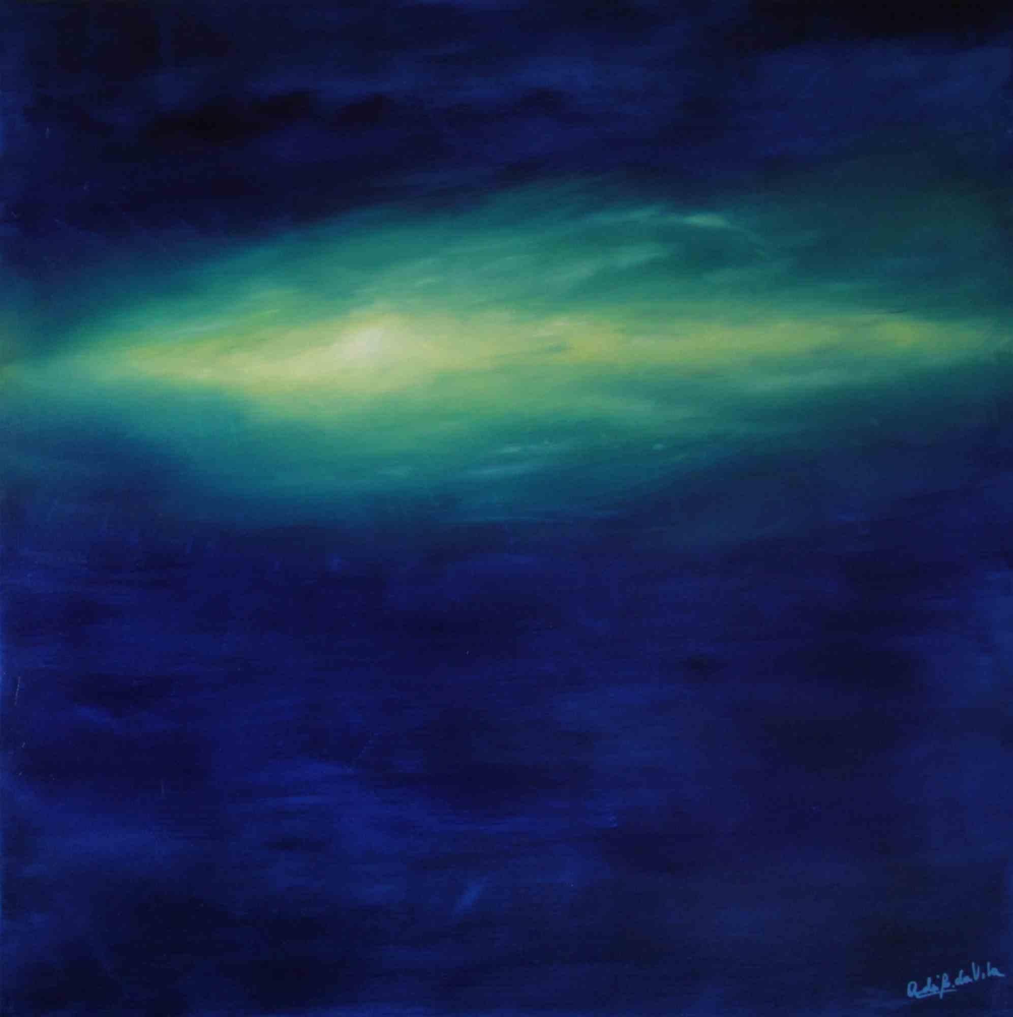Unknown Energy is an original artwork realized by the Italian artist Adriano Bernetti da Vila in 2021.

Hand-signed oil on canvas 80 x 80 cm. The artwork is a consideration on the powerful energy existing between living creatures.

Perfect