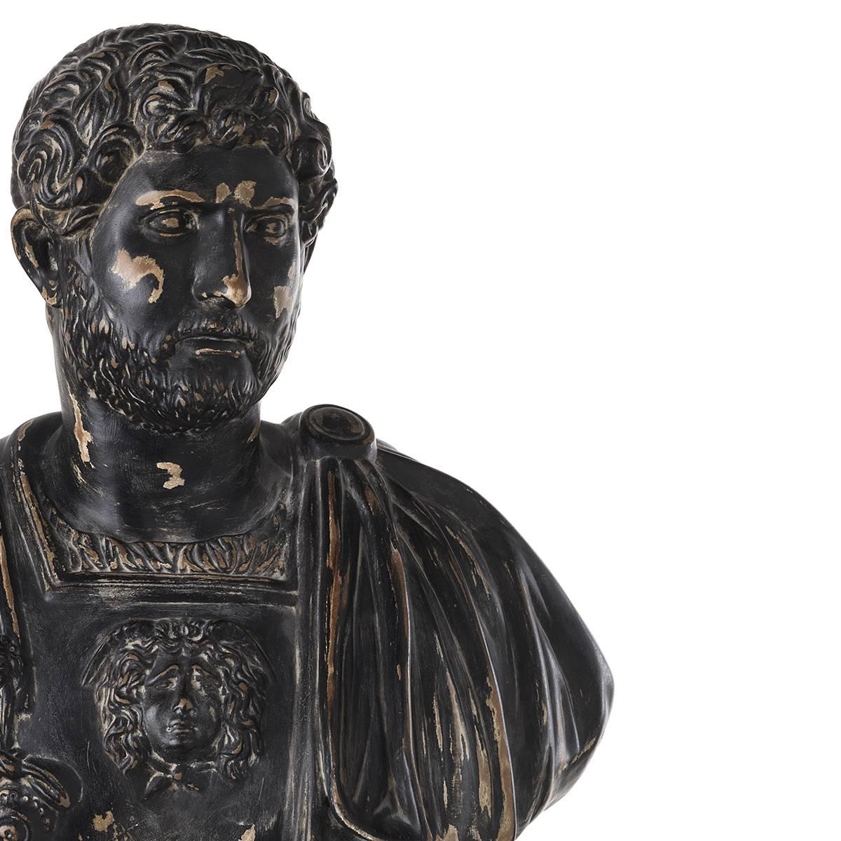 Italian Adriano Bust Sculpture For Sale