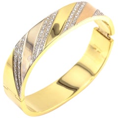 Adriano Chimento 2.20 Carat Diamond and Gold Bracelet