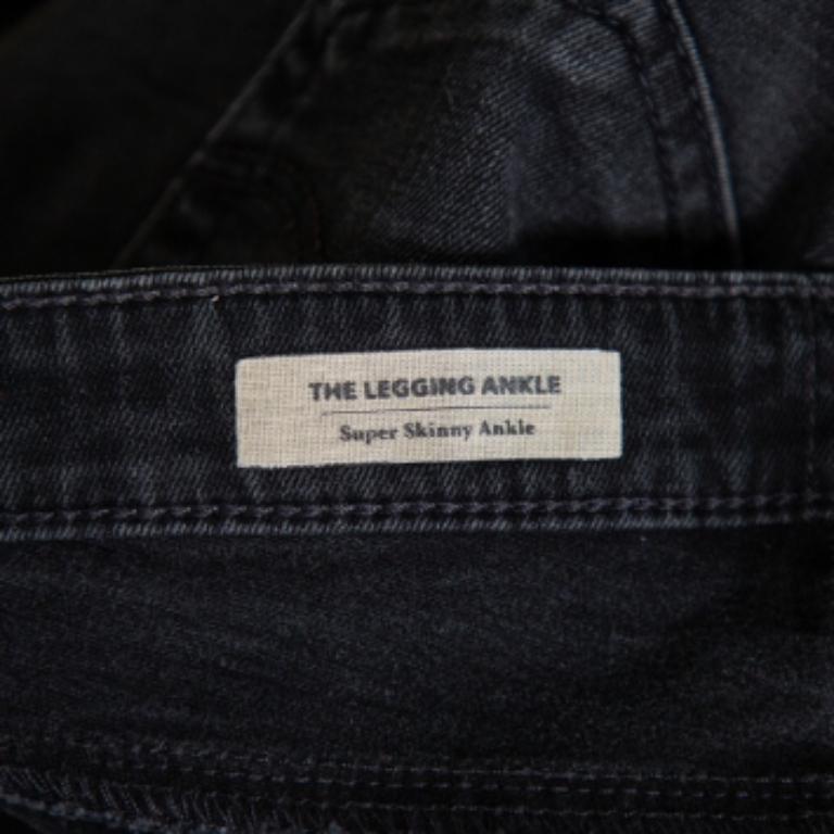 That one pair of denim jeans that fits so well! All girls want one in their closets! Thanks to this one from Adriano Goldschmied. The creation comes in a dark grey shade and a skinny silhouette detailed with a distressed design and equipped with a
