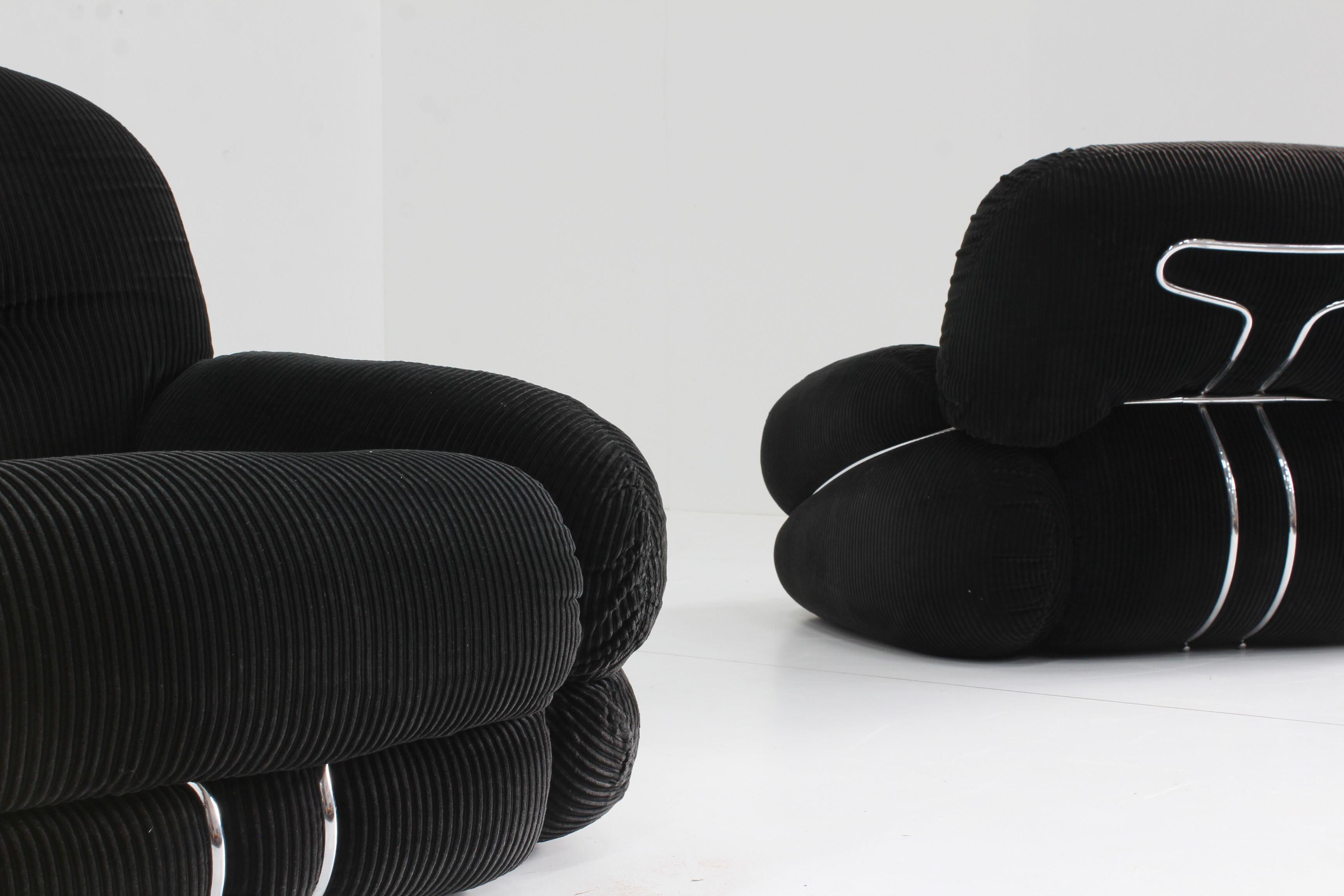 Adriano Piazzesi Okay Armchair, 1970s, Italy 3