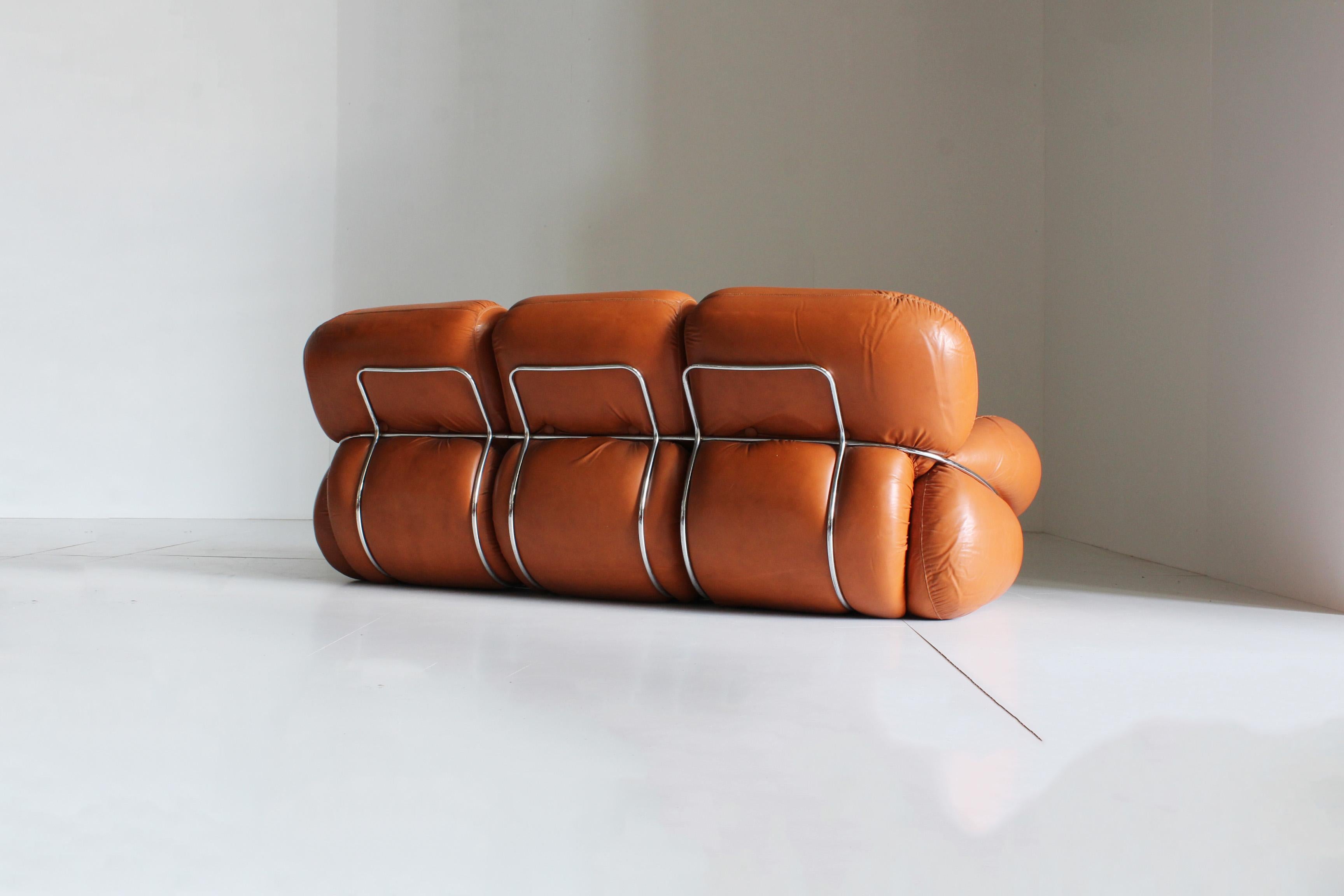Adriano Piazzesi Okay Design Sofa, '70s Italy 1