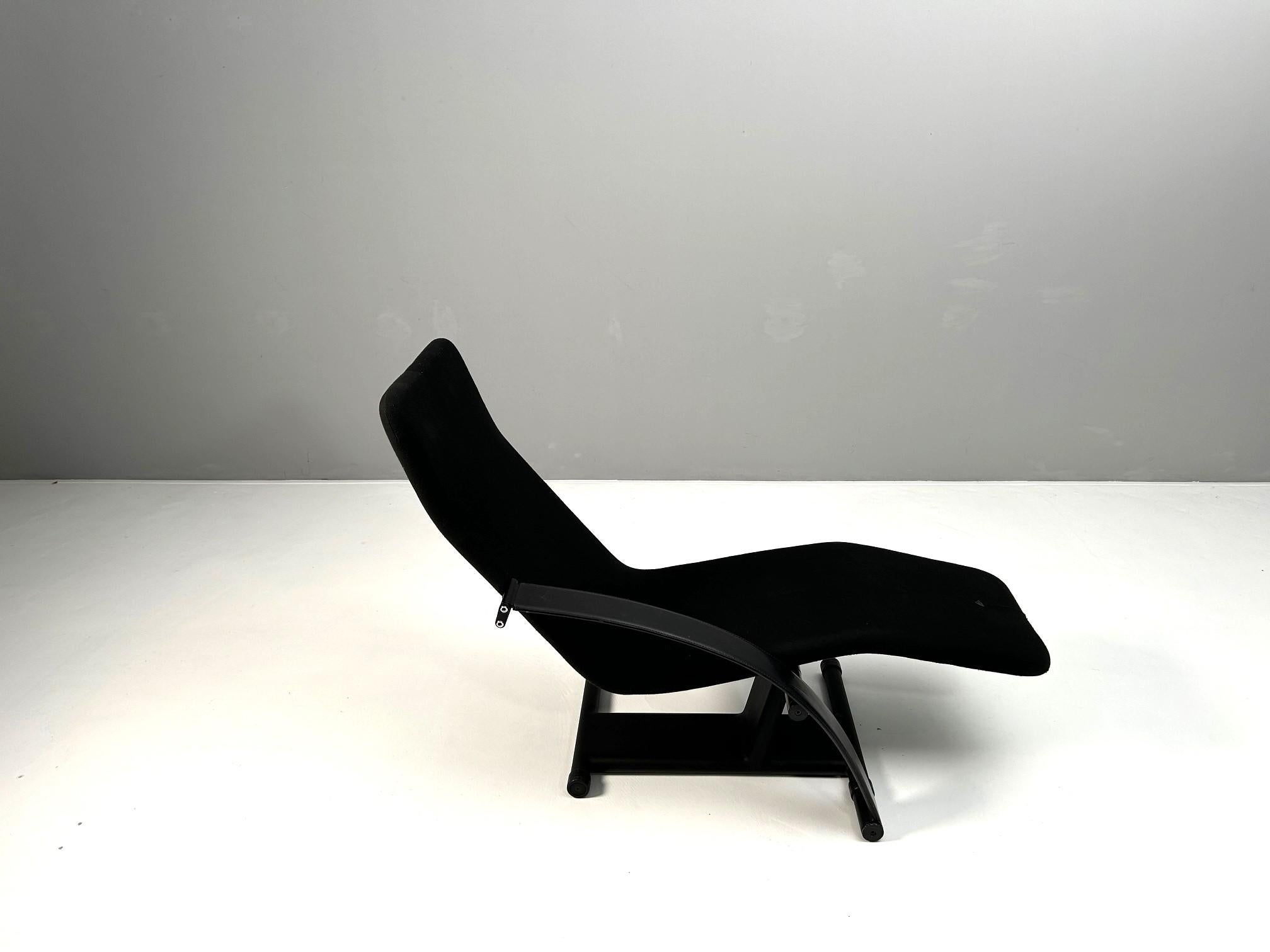 Late 19th Century Adriano Piazzesi, recliner mod. Flexa for Arketipo, 1987 For Sale