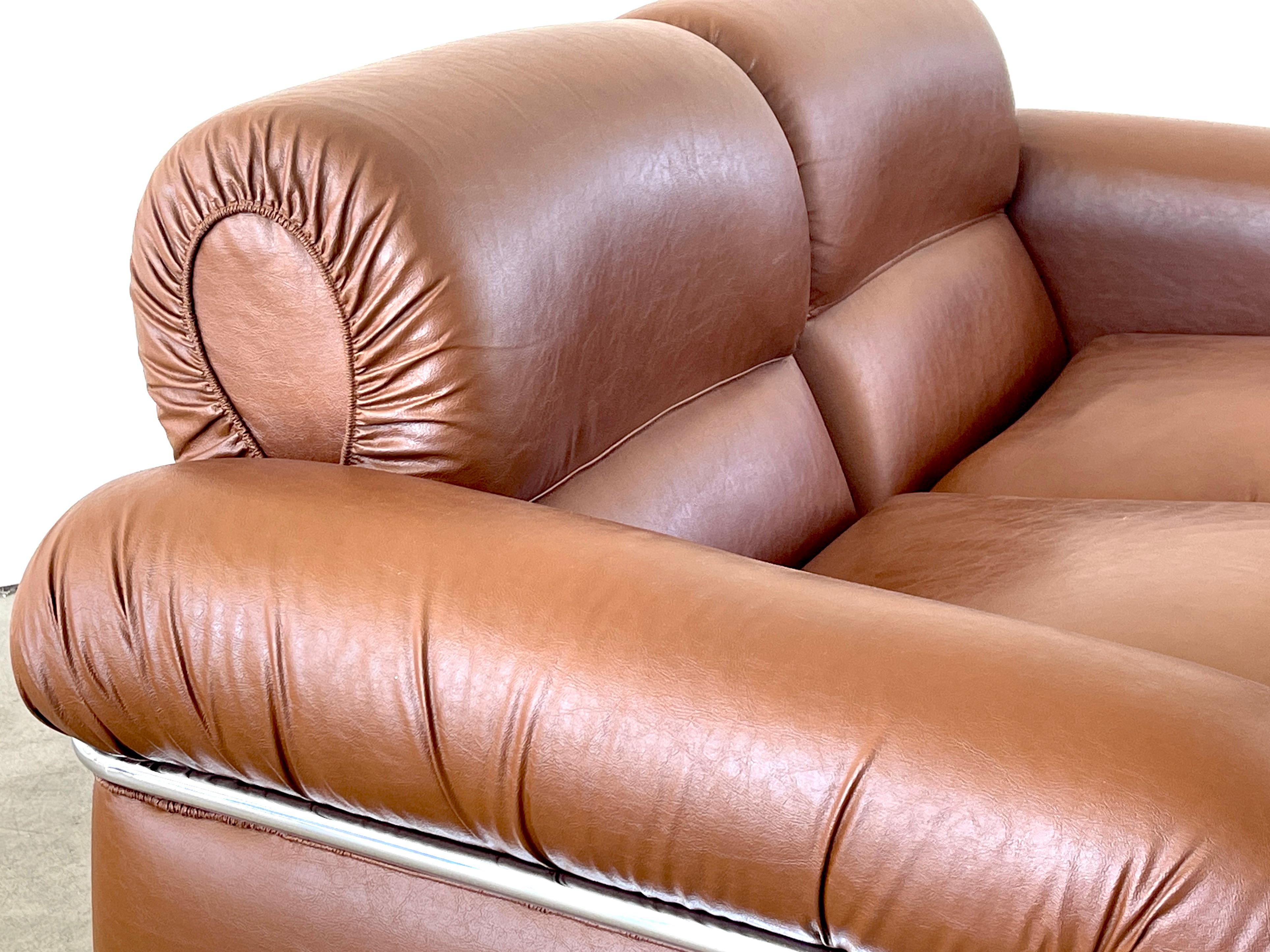 Late 20th Century Adriano Piazzesi Sofa For Sale