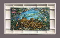 Octopus - Oil Paint by Adriano Pompa - 2019