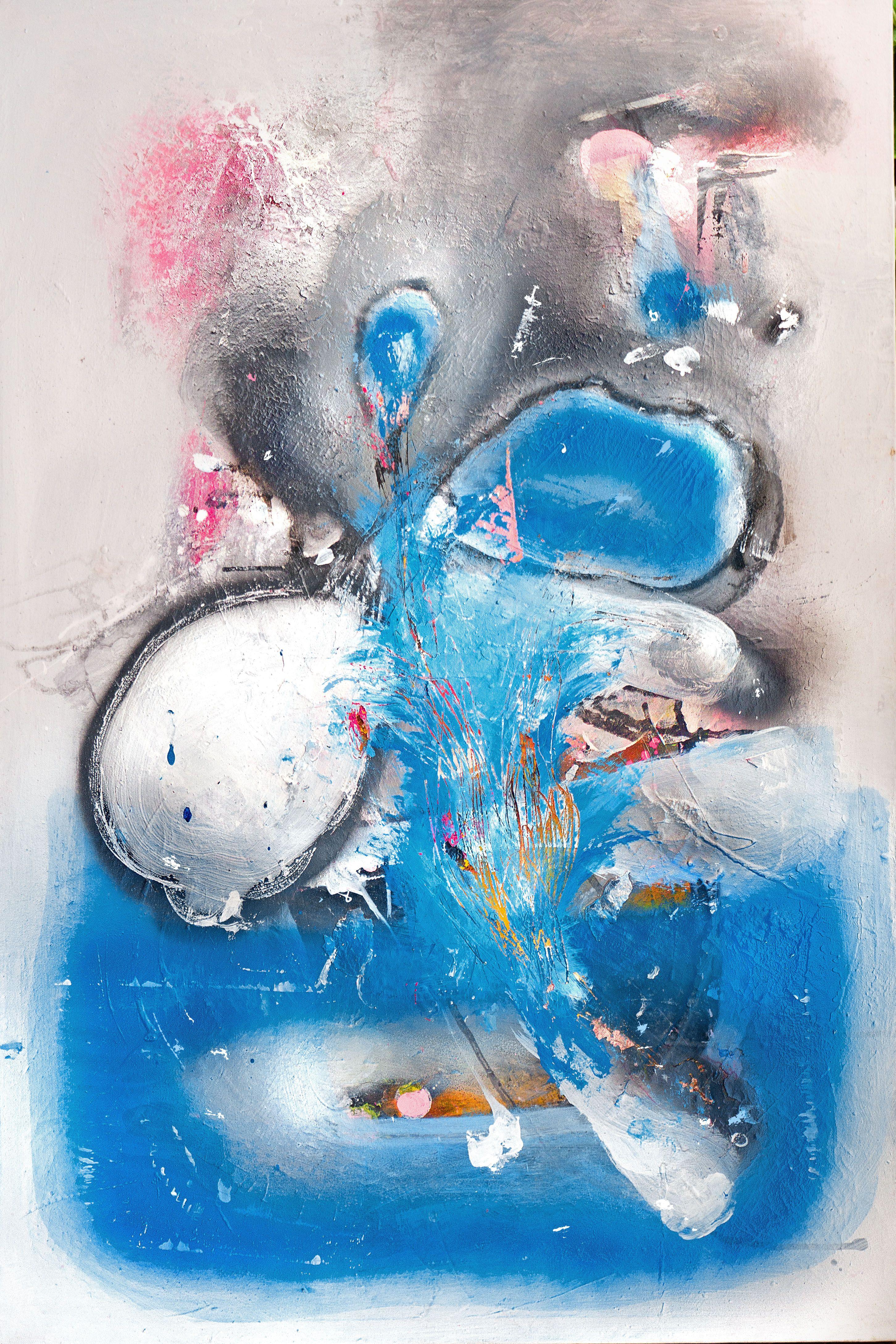 Flores Egonómicas, Técnica Mixta sobre Lienzo - Mixed Media Art de Adriano Ribeiro