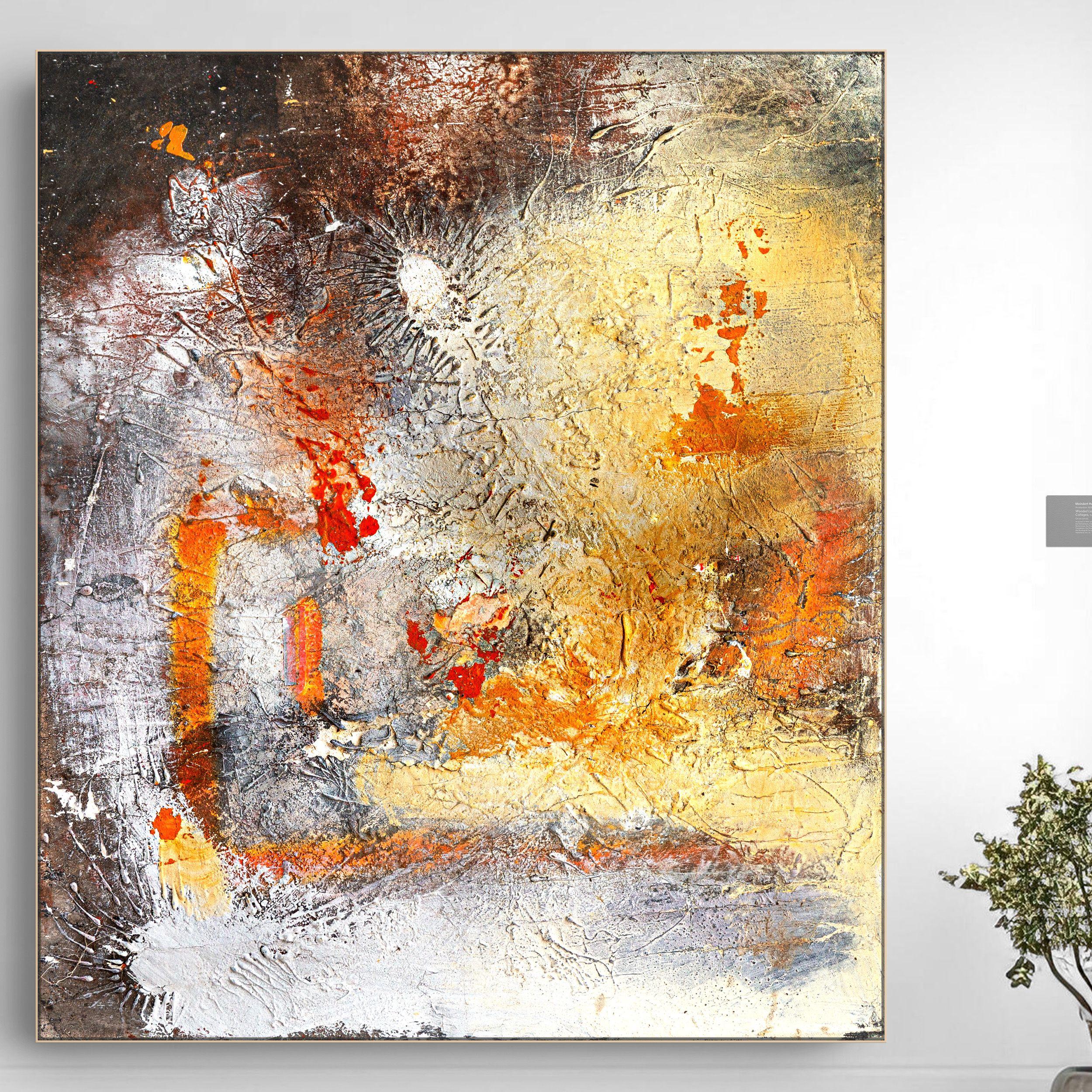 Exata hora, Technique mixte sur toile - Mixed Media Art de Adriano Ribeiro