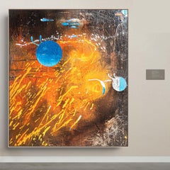 Former Goddess, Mixed Media on Canvas