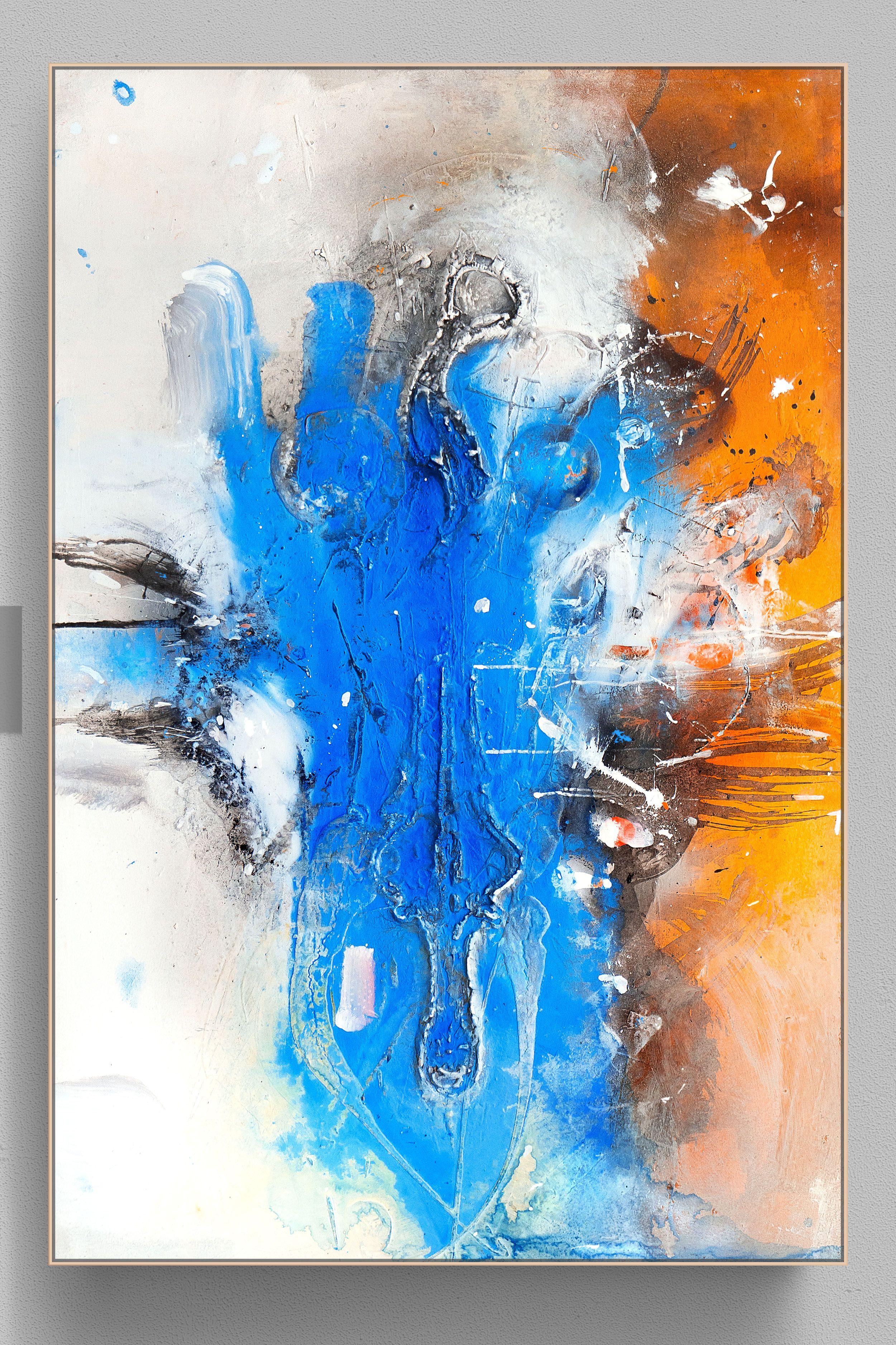Portrait Fixed, Mixed Media on Canvas - Mixed Media Art by Adriano Ribeiro