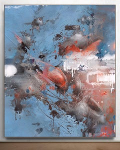 Taz Loca, Mixed Media on Canvas