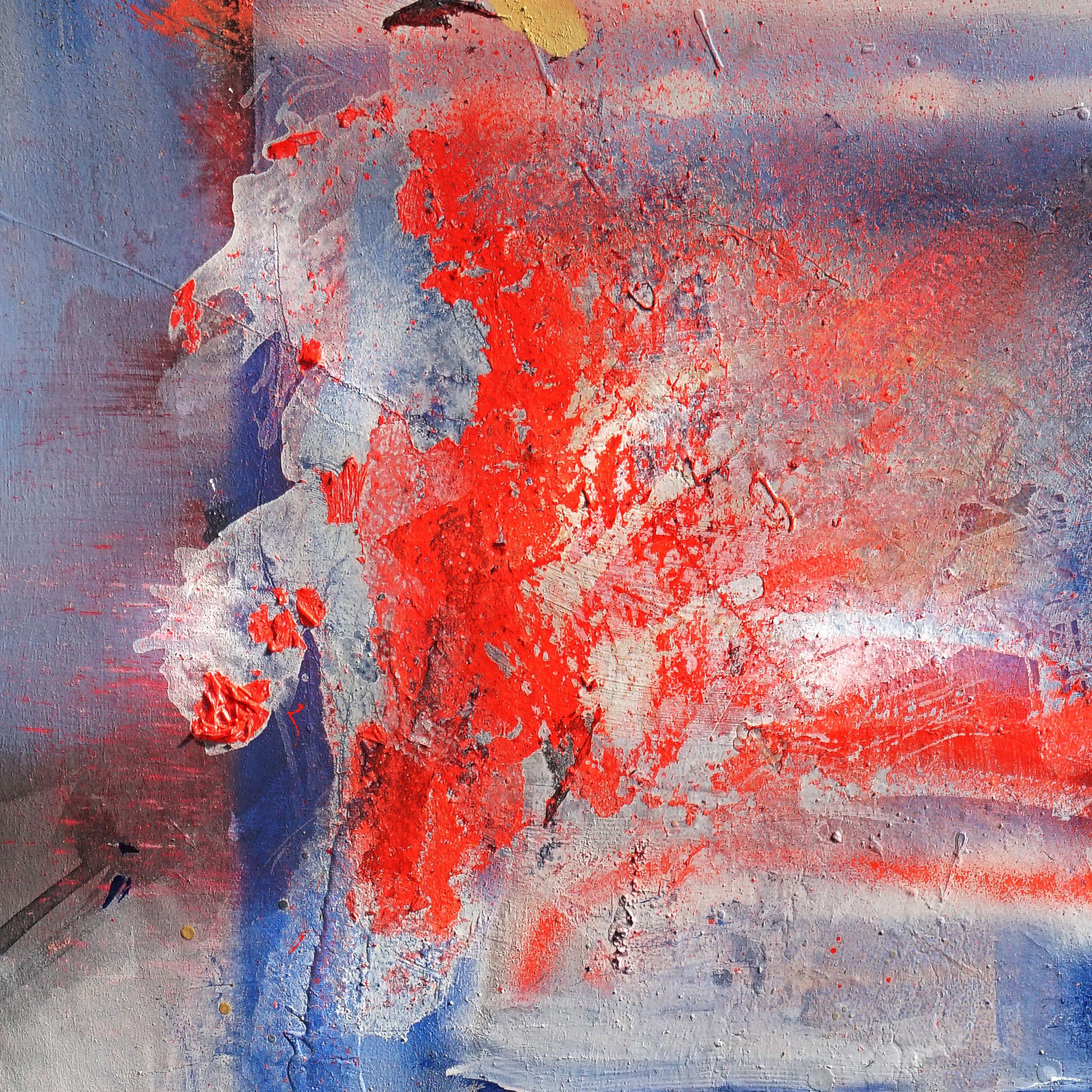 Bird of Paradise, Painting, Acrylic on Canvas For Sale 1
