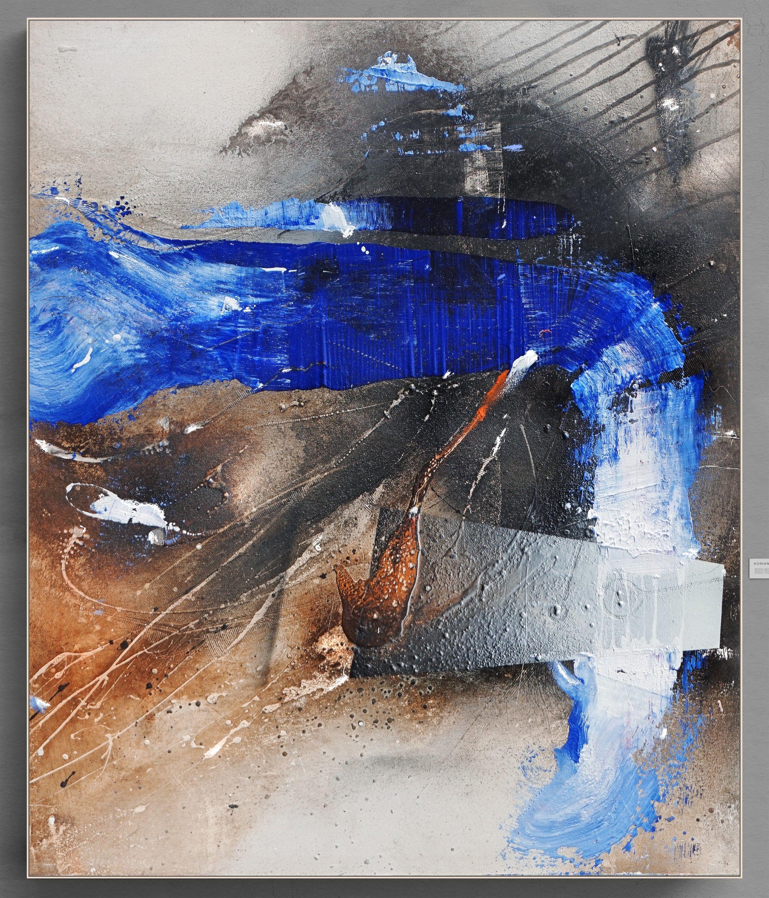 Abstract Painting de Adriano Ribeiro - Época de baja presión, Pintura, Acrílico sobre lienzo