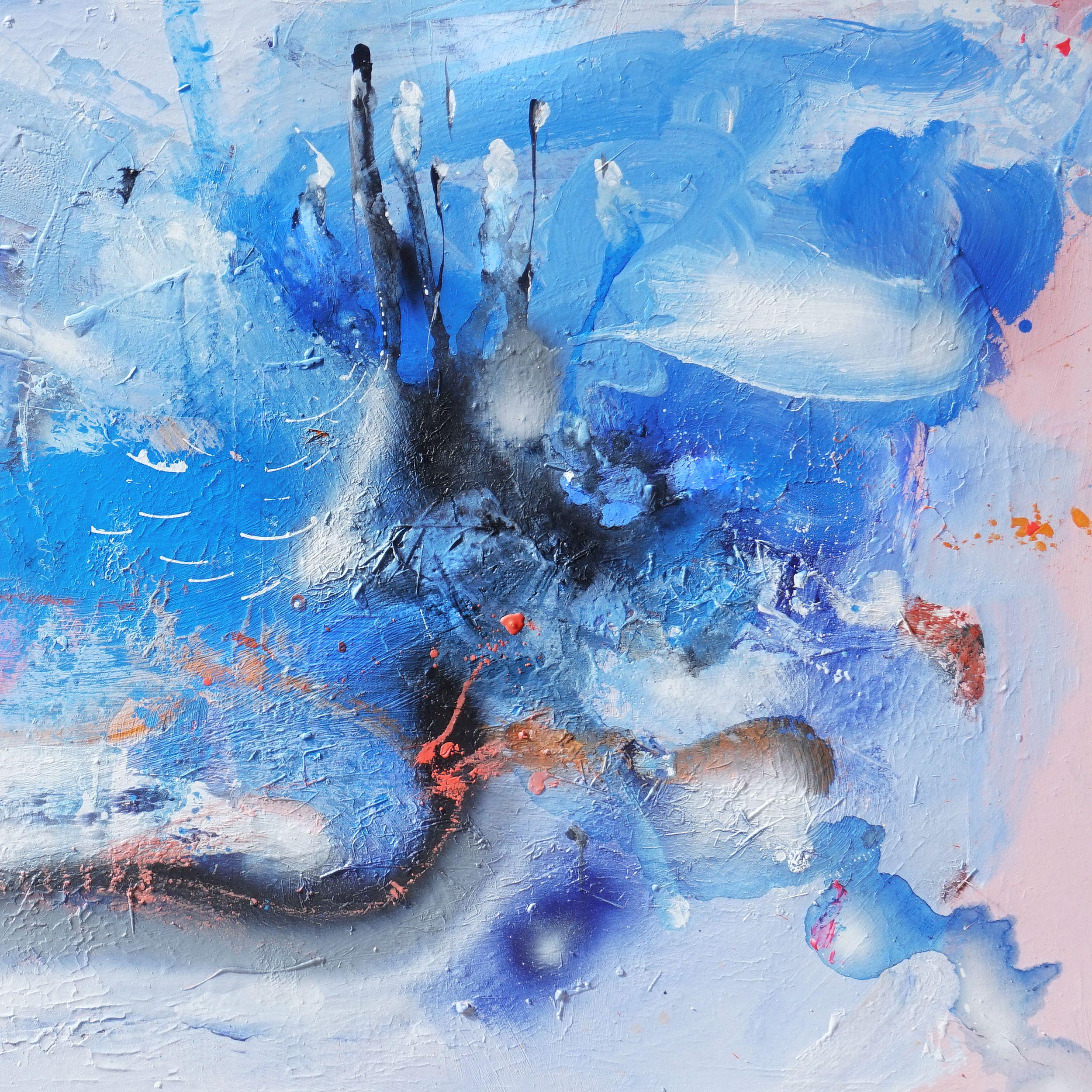Sky Defender, Painting, Acrylic on Canvas For Sale 1