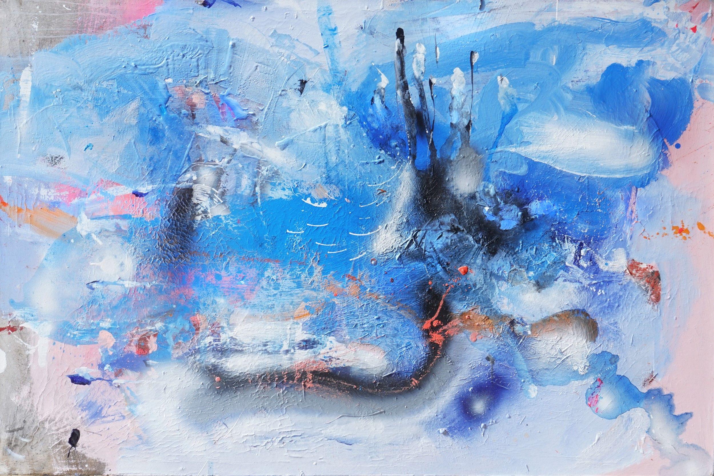 Sky Defender, Gemälde, Acryl auf Leinwand