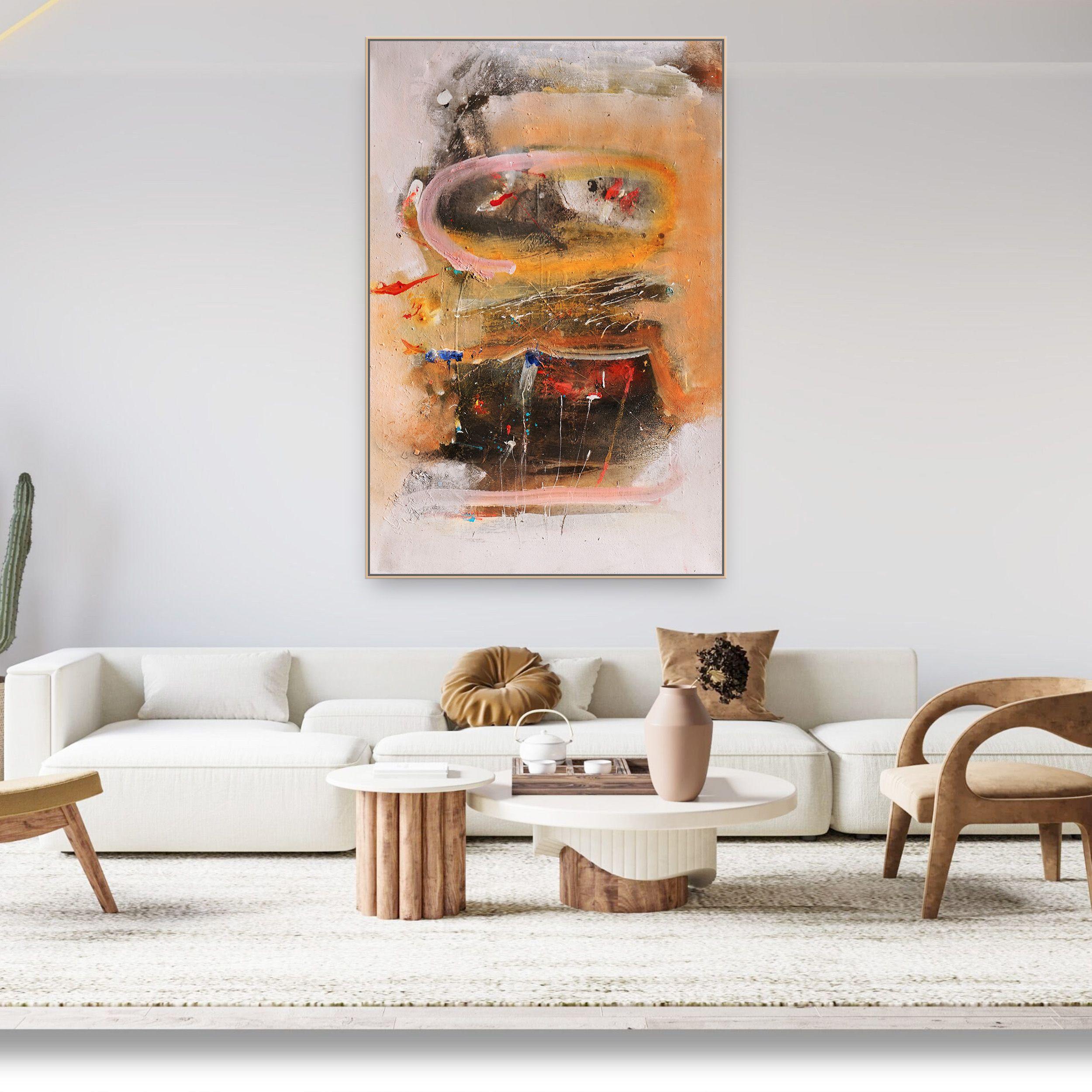 I ballerini, Pittura, Acrilico su tela - Painting Astratto di Adriano Ribeiro