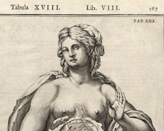 2 anatomical prints - Woman's abdomen by Spigelius - Engraving - 17th century
