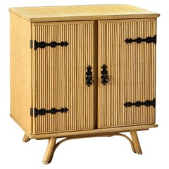 Used Adrien Audoux And Frida Minet Bamboo Sideboard, Circa 1960/1970