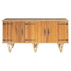 Used Adrien Audoux and Frida Minet Bamboo Sideboard