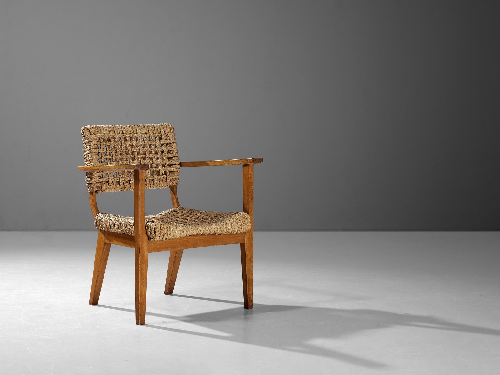 Rope Adrien Audoux and Frida Minet for Vibo Pair of Armchairs