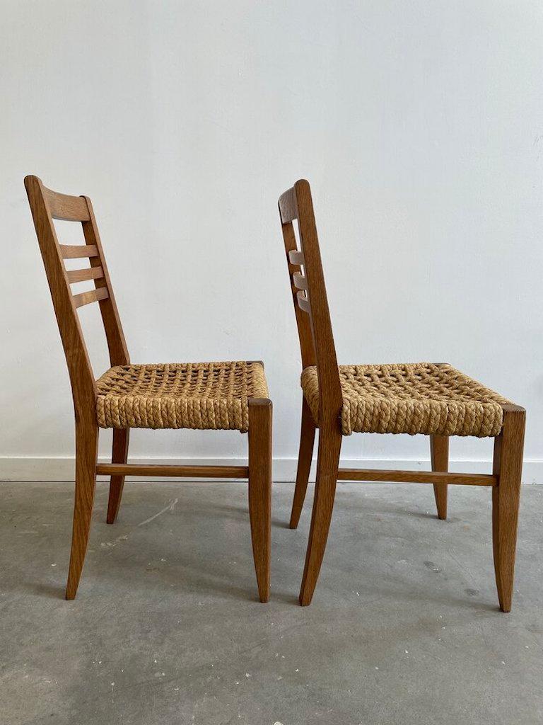 Adrien Audoux and Frida Minet Rope Accent Chairs In Good Condition In Long Island City, NY