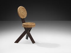 Sedia Adrien Audoux and Frida Minet in Oak e Paglia intrecciata