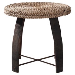 Adrien Audoux and Frida Minet Table in Oak and Straw 
