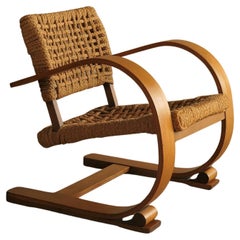 Adrien Audoux and Frida Minnet Blonde Oak Rope Cantilever