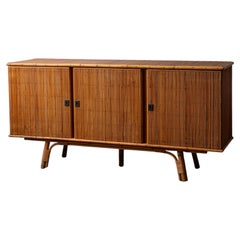 Adrien Audoux & Frida Minet Bamboo Sideboard, 1960s