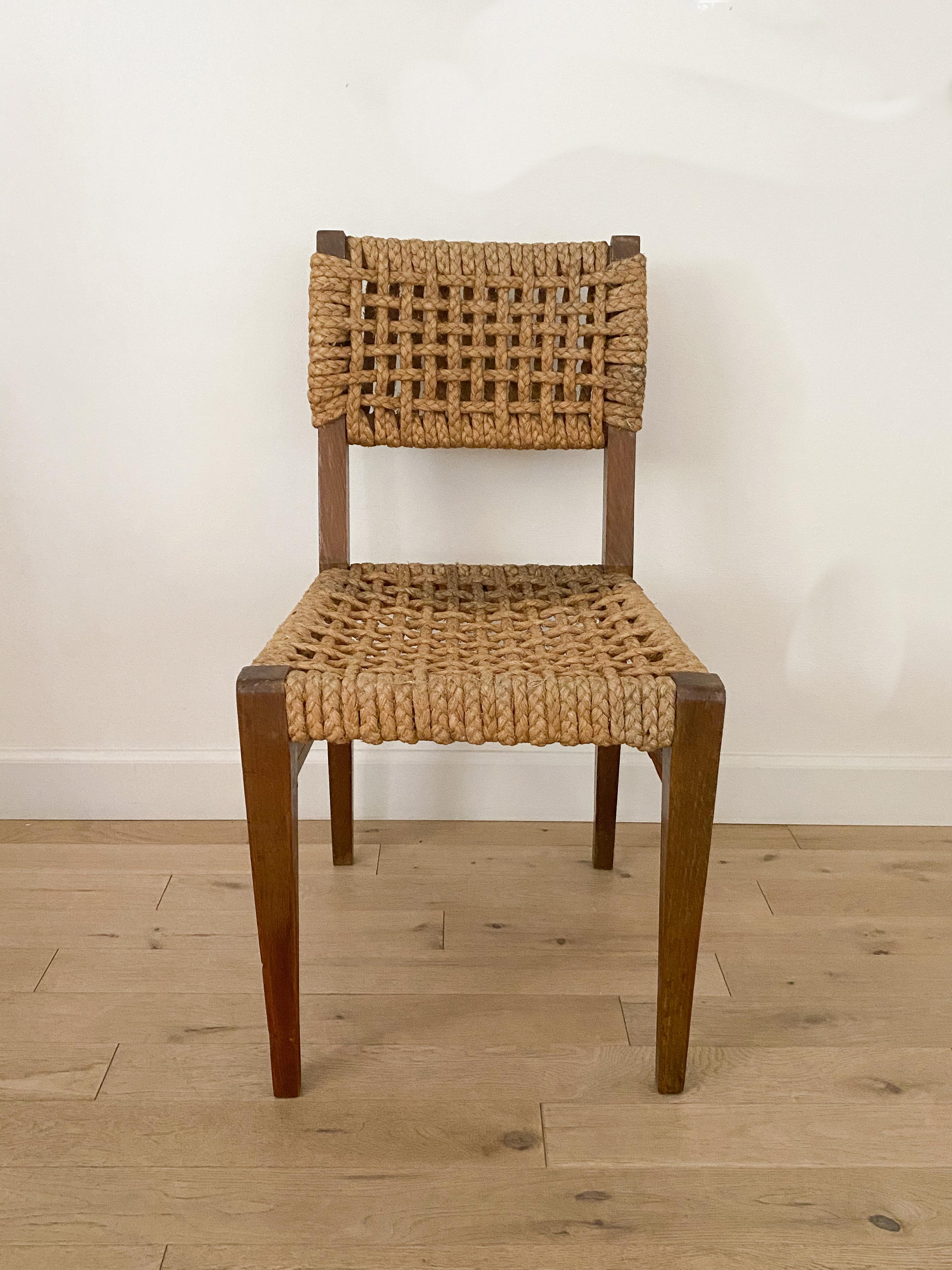 French Adrien Audoux & Frida Minet Chair