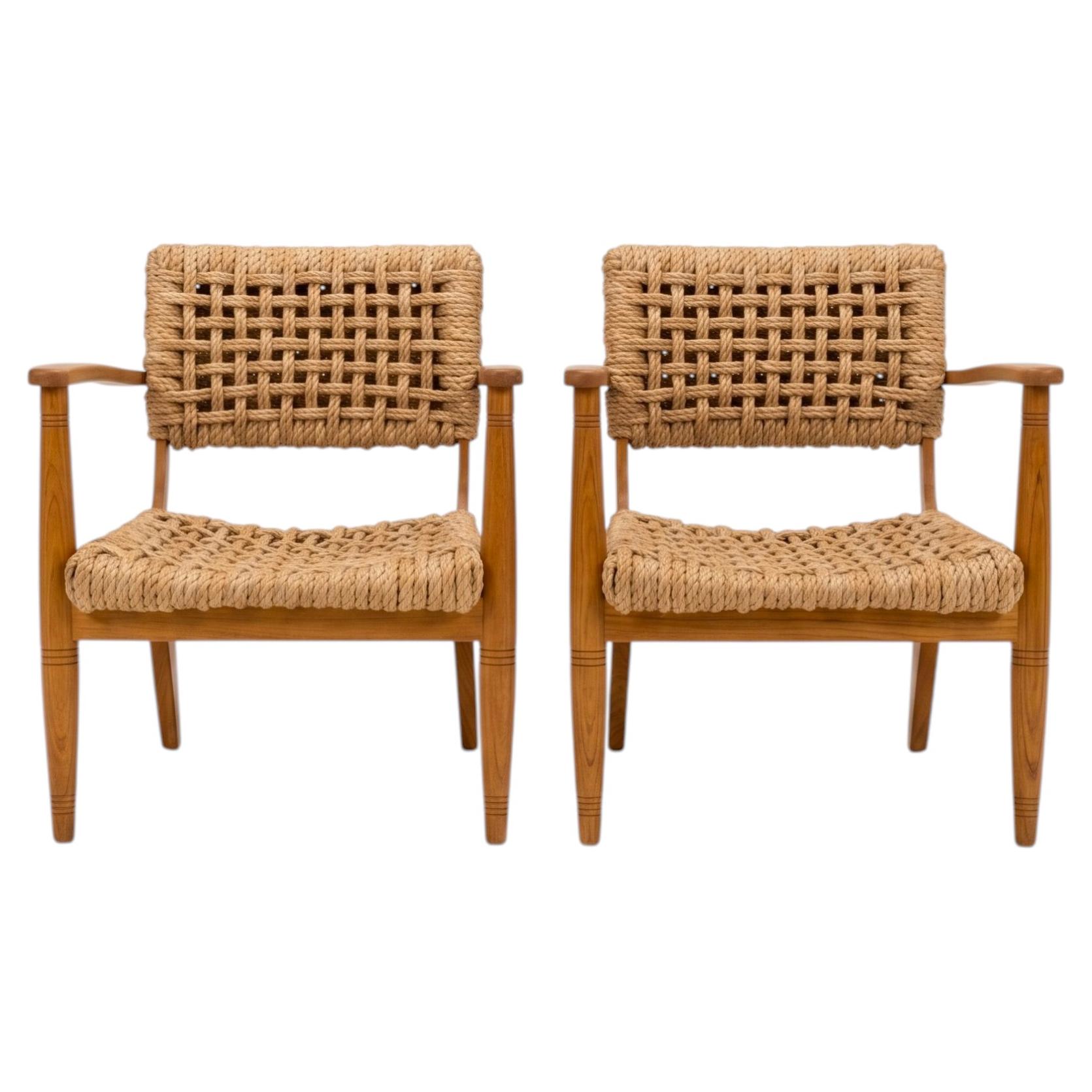 Adrien Audoux & Frida Minet Lounge Chair for Vibo Vesoul - France - 1950s