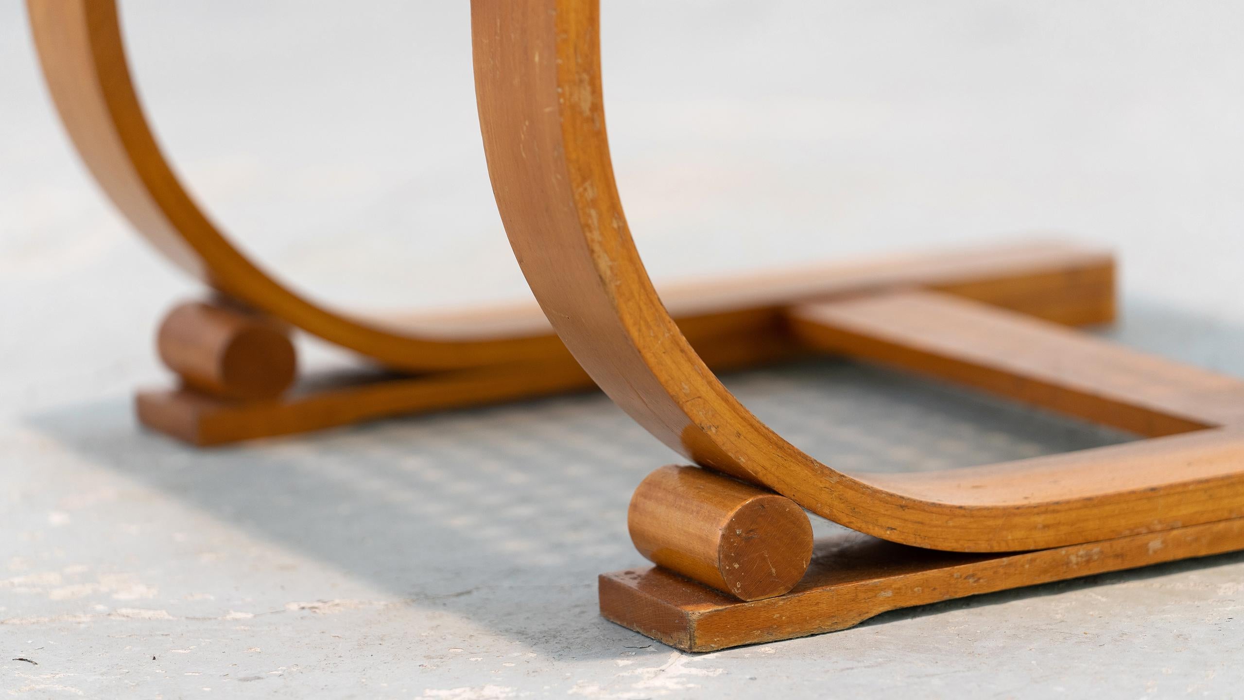Adrien Audoux & Frida Minet Rope Easy Chair for Vibo, ca. 1940, Paris, France 6