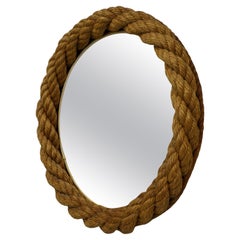 Adrien Audoux 
Frida Minet Rope-Framed Mirror France, circa 1950